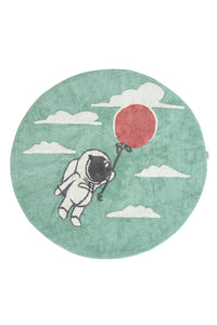 FAV 12 - Teppich Astronaut mit Ballon rund